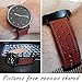 OXWALLEN Quick Release Leather Soft Strap, 22mm Watch Band fit Samsung Galaxy Watch 46mm, Gear S3 Classic/Frontier, Fossil Men's Gen 5/4/ 3, Some Devices of Pebble,LG,ASUS, Vivoactive 4 -Coffee