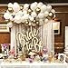 100 Pcs Chrome Pearl White & Metallic Gold Latex Balloons Arch & Garland Kit for Wedding, Baby Shower Party Decorations