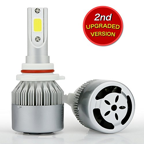 Zdatt 9600LM 9006 HB4 Led Headlight Bulbs Conversion Kit 80W Super Bright All-in-One 6000K Low Beam Fog Lights for Car Lamp Replacement, Xenon White-2 Pack