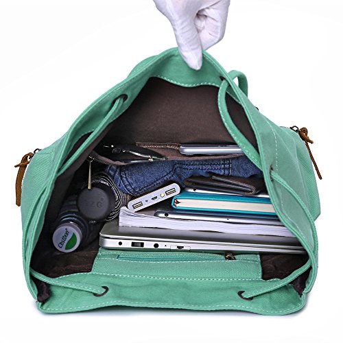 bluboon canvas vintage backpack