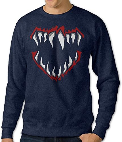PPAP Men's Finn Balor Logo Crew - Neck Pullover Long Sleeve Sweatshirts Navy Size S