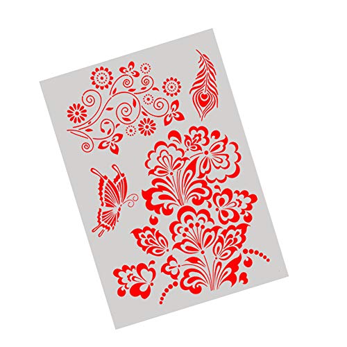 image for Xlala DIY Wedding Birthday Party Cake Stencil Cake Spray Decorating Pr