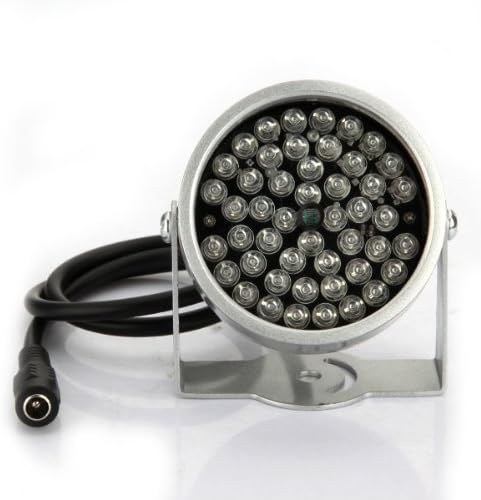 BW® 2X 48 LED IR Illuminator Lamp CCTV Infrared Security Camera Light Night Vision, Silver