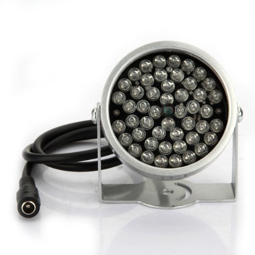 BW® 2X 48 LED IR Illuminator Lamp CCTV Infrared Security Camera Light Night Vision