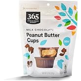 365 by Whole Foods Market, Mini Milk Chocolate Peanut Butter Cups, 4.7 Ounce
