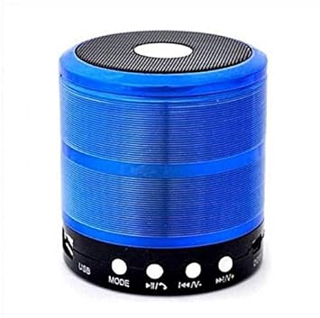small blue speaker