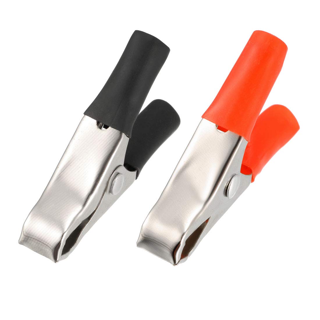 sourcing map 10A Clips Alligator Clamps Terminal Test Electrical Crocodile Clamp, 2pcs