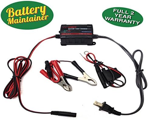 Battery Power Maintainer 12V 750mA Automatic Battery Charger Automotive prevents short circuit and overcharge