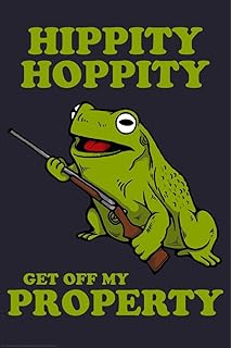 Amazon Com Lss Trading Hippity Hoppity Get Off My Property Doormat Frog Get Off Property Funny Doormat Hippity Hoppity Get Off My Property Get Out My Property 18 X 30 Garden