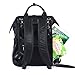 Baby Diaper Bags Backpack-Smart Organizer Large Capacity Multifunction,Stylish for Women and Men,Bonus Travel Changing Pad,Black