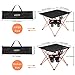 Portable Folding Camp Table Large Camping Table with 4 Cup Holders and Carrying Bags for Indoor and Outdoor Picnic Tailgating BBQ Beach Hiking Travel Fishing Fishing(Orange Large with Cup Holder)thumb 2