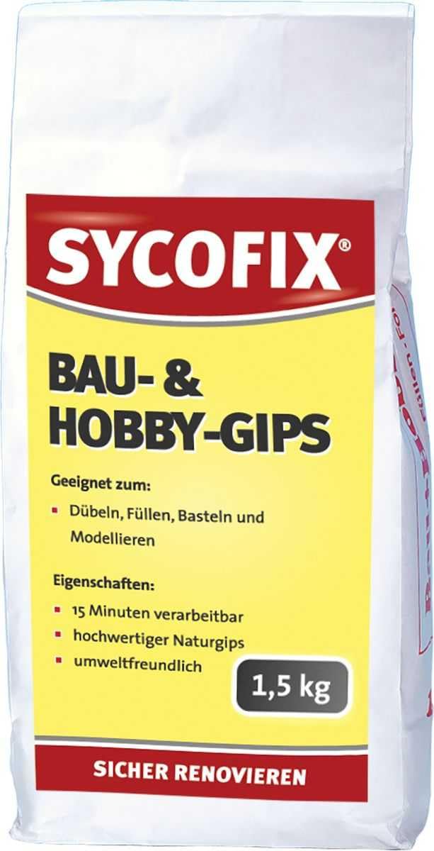 Sycofix Bau- und Hobby-Gips 1,5Kg.
