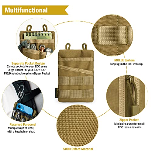 VIPERADE VE3 Tool Pouch Pocket Organizer, Nylon Tool Belt Loop Pouch