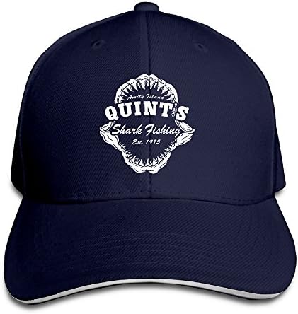 Quint's Shark Fishing Amity Island Jaws Sandwich Bill Baseball Hat
