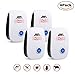 Adoric Life 4 Pack Eco-Friendly Pest Control Ultrasonic Repeller, Plug in Repellent Indoor for Mosquitoes, Mice, Ants, Rats, Roaches, Spiders, Bugs, Flies, Rodents - Human & Pet Safe Pest Warrior
