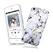 Dailylux iPod Touch 6 Case,iPod Touch 5 Case,iPod Touch 7 Case,Hard PC+ Soft TPU Edge Protection Ultra thin Shockproof Air Cushion Technology Cover for iPod Touch 5/6/7th Generation-White Marble