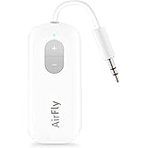 Twelve South AirFly SE | Bluetooth Wireless Transmitter/Adapter for AirPods/Wireless or Noise-Cancelling Headphones; use on A