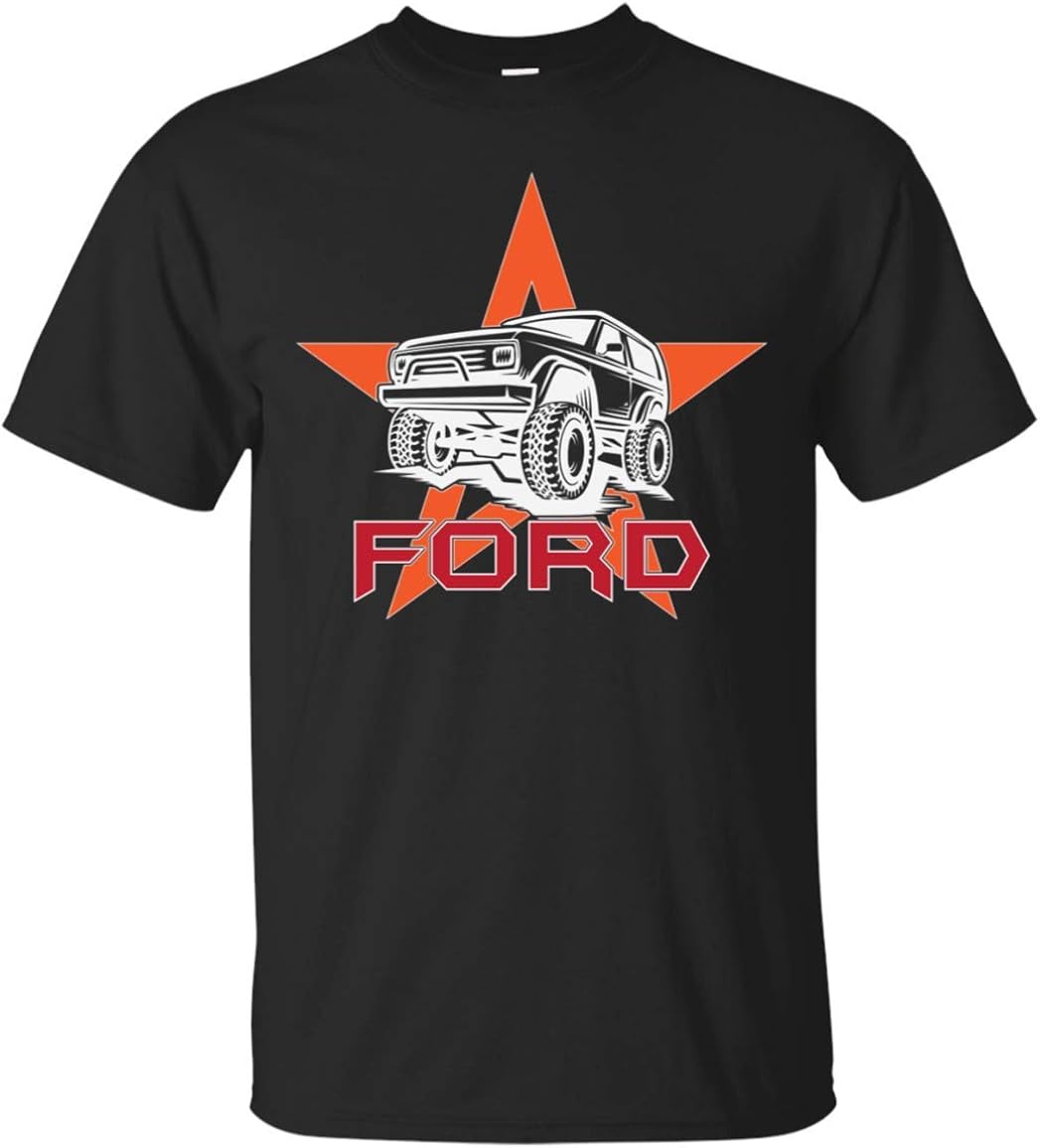 F150Militia Throwback Ford Bronco Star TShirt Clothing