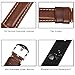 Vintage Leather Watch Band EACHE Watch Strap Oil Wax/Discolored Litchi Grain Genuine Leather Replacement Watchband for Men for Women 18mm 19mm 20mm 21mm 22mm 23mm 24mm