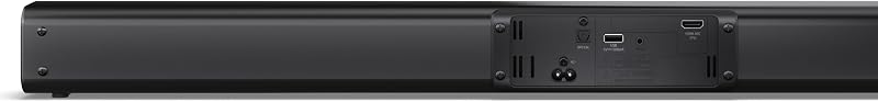 Barra de Sonido para TV HT-SBW121 Roku TV Ready 240W Subwoofer Inalámbrico Bluetooth 5.3 HDMI ARC USB Óptica AUX 2.1 Negra