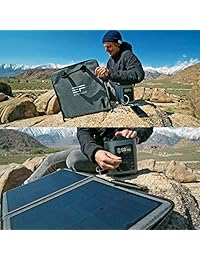 River EFTSP50W EcoFlow panel solar de 50 vatios con cierre, salidas USB y CC, recubierto y hecho con material a prueba de la intemperie