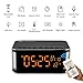 Bluetooth Speaker, Houzetek Portable Wireless Speaker Multimedia Touch HIFI V4.2 Bluetooth Speaker Technology with Temperature, Calendar, Alarm Clock for Outdoor / Indoor