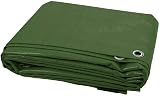 SolaDirect 3x4 m Green Tarpaulin Waterproof Heavy Duty Tarp