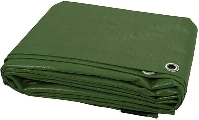 SolaDirect 3x4 m Green Tarpaulin Waterproof Heavy Duty Tarp