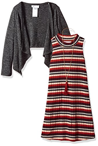 Bonnie Jean Little Girlss Two Piece Dress And Cardigan Set