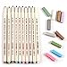 Metallic Marker Pens, Metallic Painting Art Marker Pen, Art Paint Marker Pen for Gift Card, DIY Photo Album, Black Paper, Artist Illustration, Use on Any Glass, Pottery, Set of 10 Colors