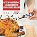 Latest Backlight Thermometer - Lifetime Replacement Warranty - Instant Read - Best Digital Thermometer for Cooking Food. Voted No.1 Grill and BBQ Thermometer