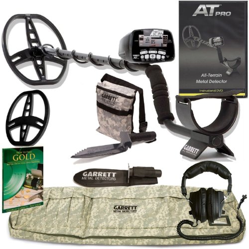 GARRETT AT PRO METAL DETECTOR W/8.5 X 11 DD COIL & Cover ADVENTURE PK