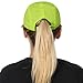 TrailHeads Women's Race Day Performance Running Cap, Lightweight & Quick Drying Mesh Sports Hat with Reflective Trim, Adjustable Fit - Cool Green