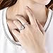 VAN RORSI&MO 2.0ct Round Engagement Wedding Ring Set for Women 18K Gold Plated Sterling Silver Bridal Set