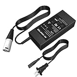 Futurebatt 36V Electric Scooter Battery Charger 42v 2a with 3-Pin XLR Connector Male for 36V Ebike Battery