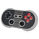 Joyhero Wireless Bluetooth Classic 8Bitdo NES30 Pro Game Controller for iOS and Android Gamepad - PC Mac Linux - Round