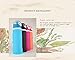 Saron Tech. Foldable Silicone Sports Water Bottle BPA Free FDA Approved 100% Food Grade Silicone, Collapsible Unbreakable Leak Proof Reusable Ice Pack 26 Oz 750ml (Orange,Purple,Blue,Brown)