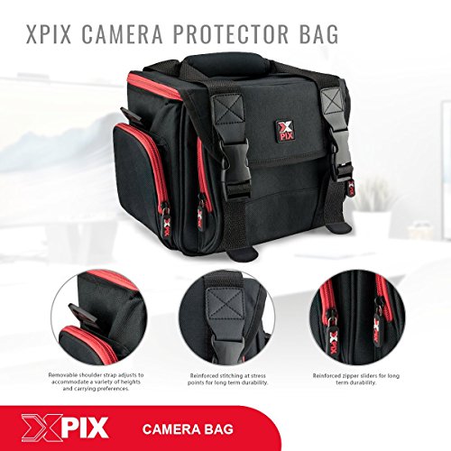 image for Photo Savings Xpix Deluxe Camera/Camcorder & Accessories Protector Bag