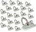 DC Cargo Mall Extra Heavy Duty Steel O-Ring (Pack of 20) 6000Lbs Break Strength - E Track Accessories Tie-Down Anchors for E-Track Tie-Down System