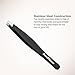 Slant Tweezers - SuchATweeze Premium Stainless Steel Precision Tweezer For Men & Women. Guaranteed Professional And Home Use - Best Pluckers For Shaping Eyebrows & Hair Removal!