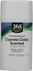 365 By Whole Foods Market, Deodorant Stick, Cypress Cedar, 2.3 Ounce