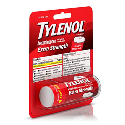 Tylenol Extra Strength Caplets 10 ct - Image 4