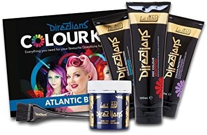 La Riche Directions Colour Kit Inc Shampoo, Hair Dye &amp; Conditioner 100ml-Atlantic Blue by La Richie