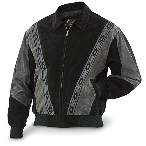 Men Scully Mens Boar Suede Rodeo Jacket 62147 Leather & Faux Leather