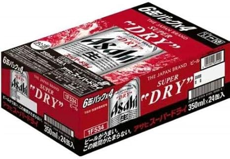 Amazon Co Jp アサヒ スーパードライ350ml 24缶入1ケース 食品 飲料 お酒