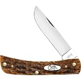 Case Cutlery CA30092: Sod Buster Jr Amber Bone