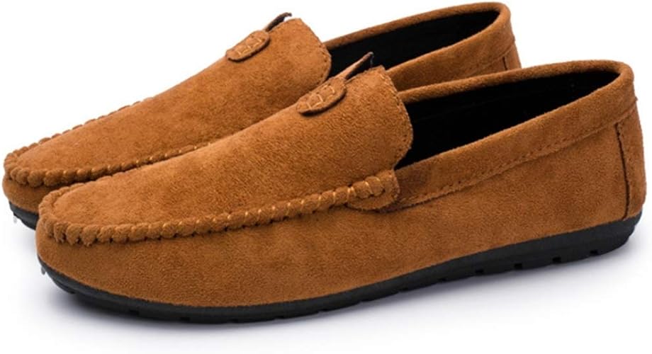 Amazon Lsjdln ドライビングシューズ スリッポン メンズ おしゃれ トレンド スウェード カジュアル カジュアルシューズ ローファー スエード アウトドアシューズ カジュアルシューズ スニーカー感覚 夏 通勤 ファッション スリッポン カジュアル ローファー スリッポン