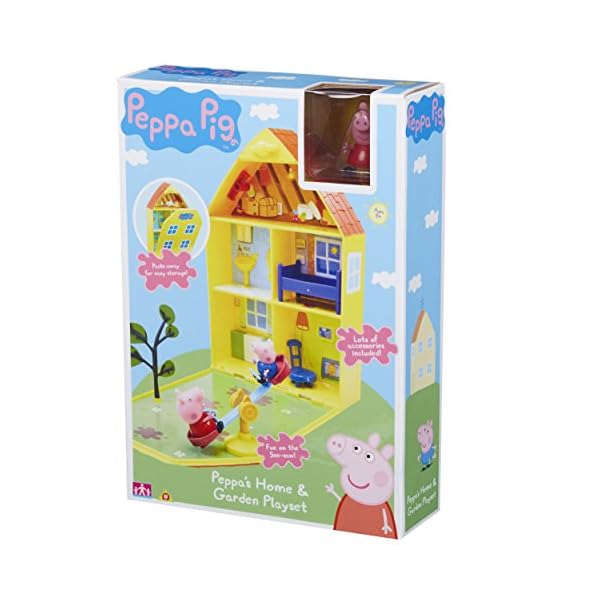 Peppa-Pig-06156-Peppas-House-Garden-Playset Peppa Pig 06156 Peppa's House & Garden Playset