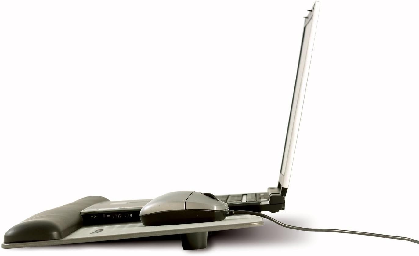 3M Gel Wrist Rest for Keyboard and Mouse with Tilt-Adjustable Platform, Soothing Gel with Durable, Easy to Clean Leatherette Cover, Precise Mouse Pad, 25.5" x 10.6", Black (WR422LE) : Computing Wrist Rests : Office Products