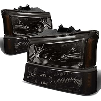 DNA Motoring HL-OH-CS03-4P-SM-AM Headlight Assembly, Driver and Passenger Side